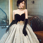 Amazing satin long ball gown dress formal dress  10471