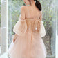 Cute tulle applique short prom dress homecoming dress  10608