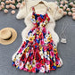 Cute A Line Floral Dress Fashion Dress  10663