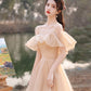 Cute tulle sequins long prom dress A line evening dress  10571