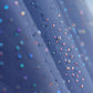 Blue tulle beads long prom dress blue evening dress  10522