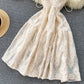 Sweet A Line Spaghetti Dress Fashion Dress  10812
