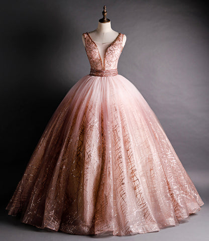 Robe de bal longue en tulle à paillettes, ligne A, robe de soirée 8590