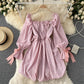 Cute Plaid Long Sleeve Dress Fashion Dress  10907