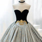 Amazing strapless lace long prom dress formal gown  10202