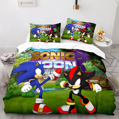 Parure de lit avec housse de couette et taies d'oreiller pour adolescents et adultes, taille King size, SNK3002