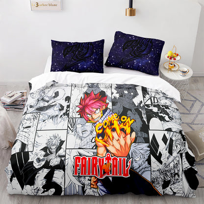 Cutom Bettbezug-Set Muster Chic Bettbezug King Size für Teenager Erwachsene Bettwäsche-Set mit Kissenbezügen YJ3002