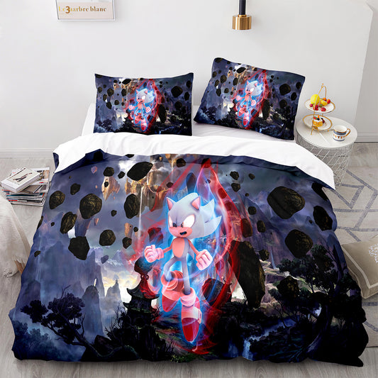 Parure de lit avec housse de couette et taies d'oreiller pour adolescents et adultes, taille King size, SNK3003