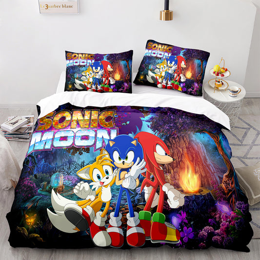 Parure de lit avec housse de couette et taies d'oreiller pour adolescents et adultes, taille King size, SNK3006