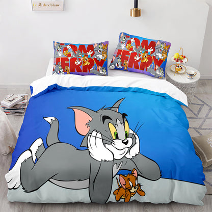Parure de lit avec housse de couette et taies d'oreiller pour adolescents et adultes, taille King size, MHLS3006