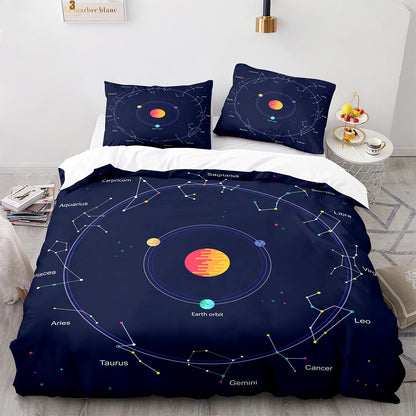 Parure de lit avec housse de couette et taies d'oreiller pour adolescents et adultes, taille King size, SEXZ3006