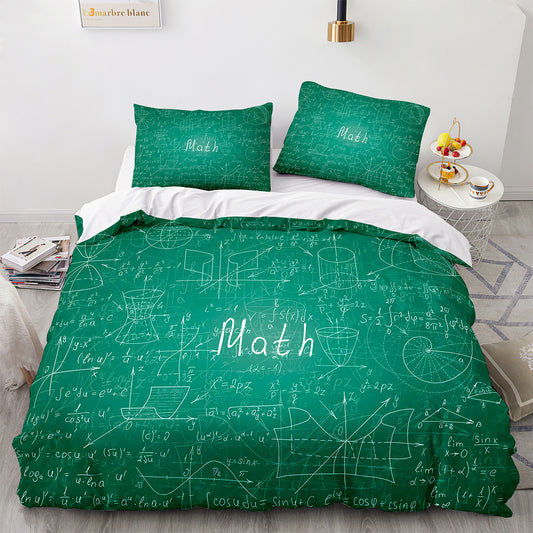 Parure de lit avec housse de couette et taies d'oreiller pour adolescents et adultes, taille King size, GS3006