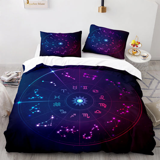Parure de lit avec housse de couette et taies d'oreiller pour adolescents et adultes, taille King size, SEXZ3008