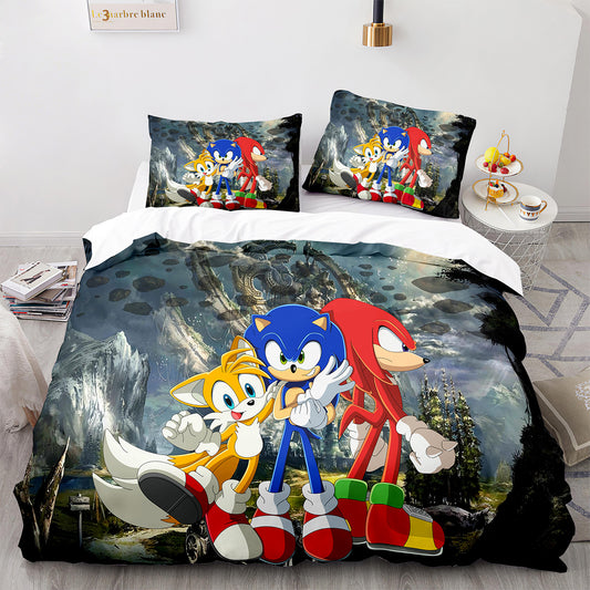 Parure de lit avec housse de couette et taies d'oreiller pour adolescents et adultes, taille King size, SNK3009