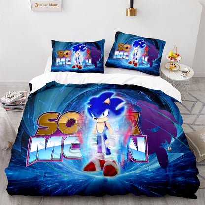 Parure de lit avec housse de couette et taies d'oreiller pour adolescents et adultes, taille King size, SNK3012