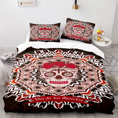 Parure de lit avec housse de couette et taies d'oreiller pour adolescents et adultes, taille King size, KL3013