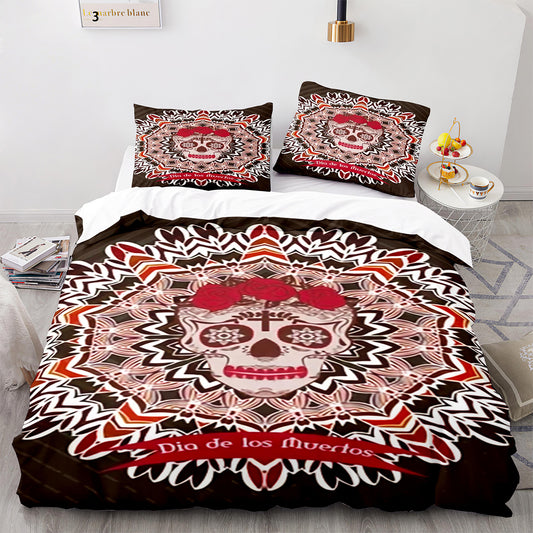 Parure de lit avec housse de couette et taies d'oreiller pour adolescents et adultes, taille King size, KL3013