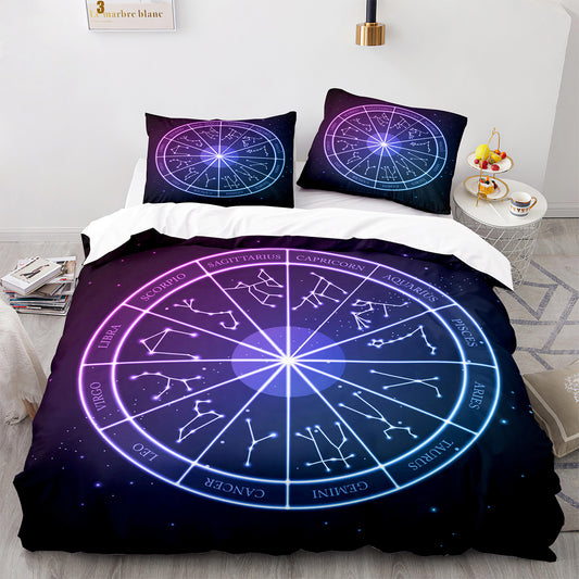 Parure de lit avec housse de couette et taies d'oreiller pour adolescents et adultes, taille King size, SEXZ3014