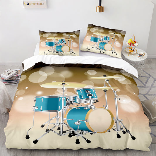 Parure de lit avec housse de couette et taies d'oreiller pour adolescents et adultes, taille King size, JZG3016
