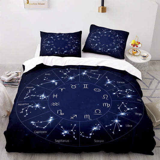 Parure de lit avec housse de couette et taies d'oreiller pour adolescents et adultes, taille King size, SEXZ3016