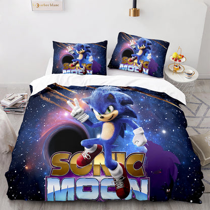 Cutom Bettbezug-Set Muster Chic Bettbezug King Size für Teenager Erwachsene Bettwäsche-Set mit Kissenbezügen SNK3017