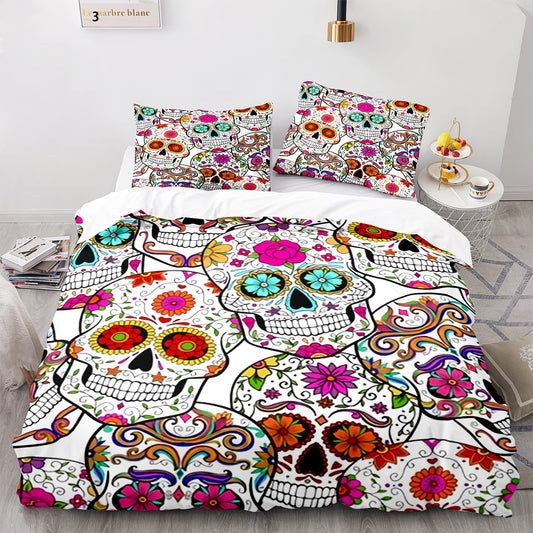 Parure de lit avec housse de couette et taies d'oreiller pour adolescents et adultes, taille King size, KL3019