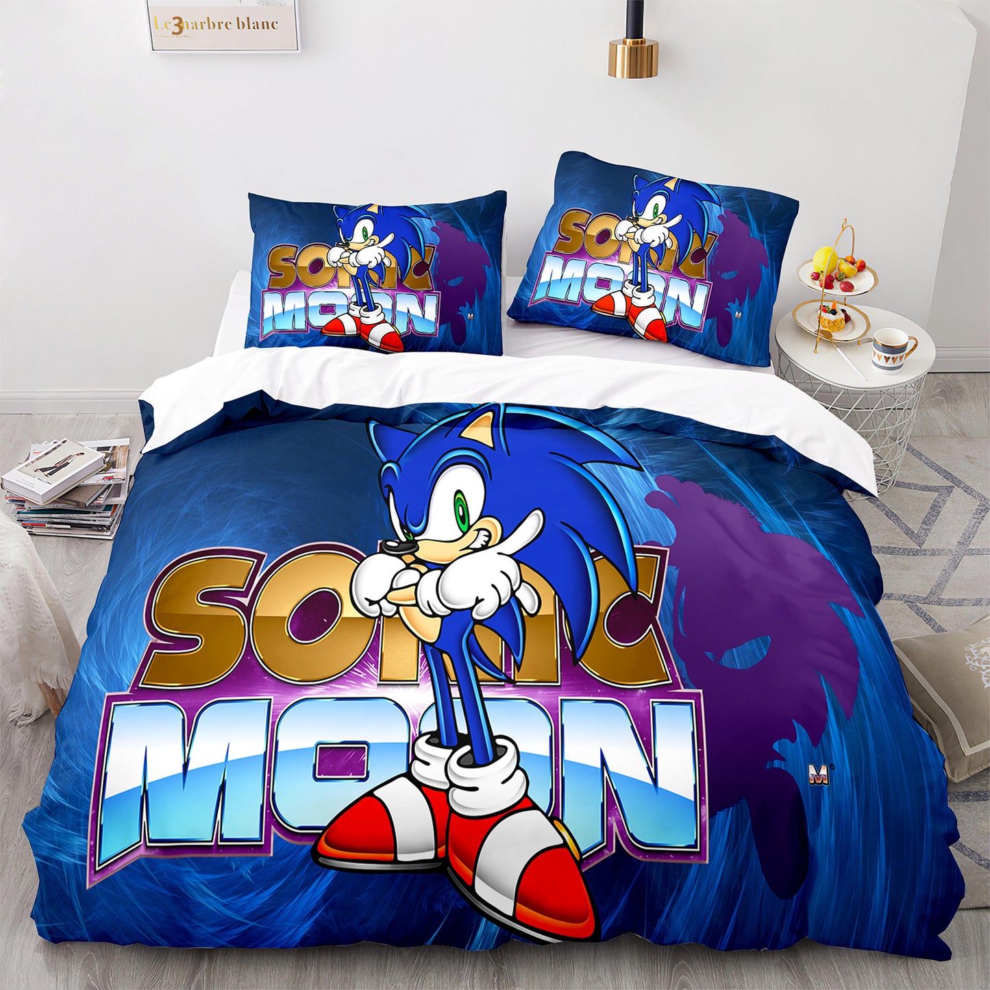 Parure de lit avec housse de couette et taies d'oreiller pour adolescents et adultes, taille King size, SNK3019