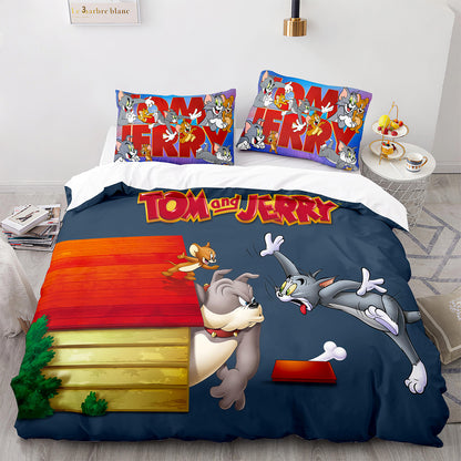 Parure de lit avec housse de couette et taies d'oreiller pour adolescents et adultes, taille King size, MHLS3019