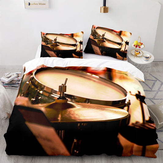 Parure de lit avec housse de couette et taies d'oreiller pour adolescents et adultes, taille King size, JZG3020