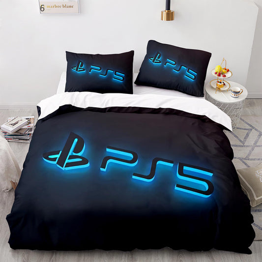Housse de couette personnalisée avec logo photo pour garçons et filles, ensemble de literie sur mesure à faire soi-même, parure de lit design, housse de couette Queen Size PS1025