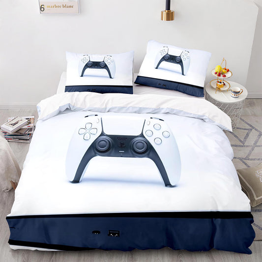 Housse de couette personnalisée avec logo photo pour garçons et filles, ensemble de literie sur mesure à faire soi-même, parure de lit design, housse de couette Queen Size PS1033