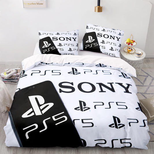 Housse de couette personnalisée avec logo photo pour garçons et filles, ensemble de literie sur mesure à faire soi-même, parure de lit design, housse de couette Queen Size PS1056