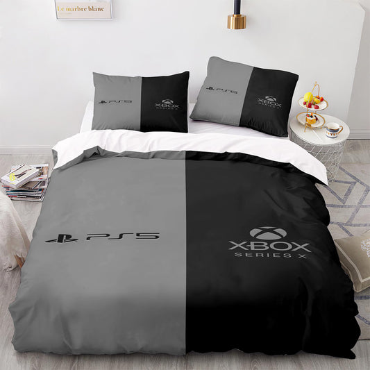 Housse de couette personnalisée avec logo photo pour garçons et filles, ensemble de literie sur mesure à faire soi-même, parure de lit design, housse de couette Queen Size PS1057