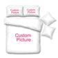 Housse de couette personnalisée avec logo photo pour garçons et filles, ensemble de literie sur mesure à faire soi-même, parure de lit design, housse de couette Queen Size PS1013