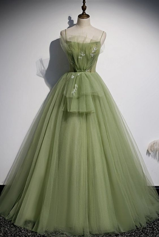 Tulle Long Sweet 16 Prom Dress Formal Dress, Evening Gown gh942