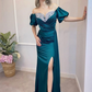 Peacock Off-the-Shoulder Mermaid Prom Dress With Split gh757