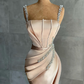 Starps Mermaid Appliques Bead Prom Dress  gh623
