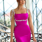 Straps Long Mermaid Prom Dress With Crystals  gh710