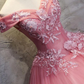 Off The Shoulder Long Ball Gown Lace Princess Prom Dresses Quinceanera Dresses  gh927