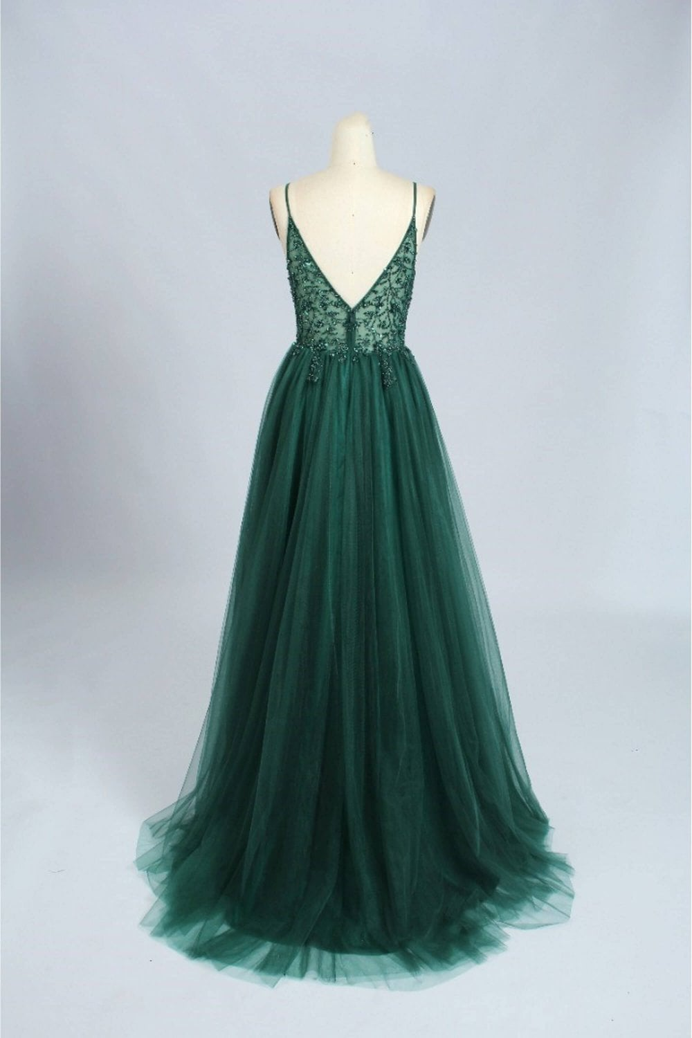 Emerald Green Tulle Dress