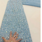 Blue gorgeous luxury elegant beaded long ball gown evening dress gh2071