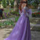 Gorgeous Rhinestone Floral Tulle A-line Prom Dresses Gowns  gh2149