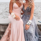 Robe longue de soirée sirène dos nu blush gh2294