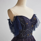 Lila Farbverlauf Tüll Langes Ballkleid, Wunderschönes A-Linien Abendkleid gh2643