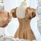 Cute satin long A line prom dress evening dress  8813