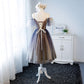 Cute tulle short prom dress, evening dress  7990