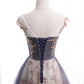 Stylish tulle sequins long prom dress formal dress  8368