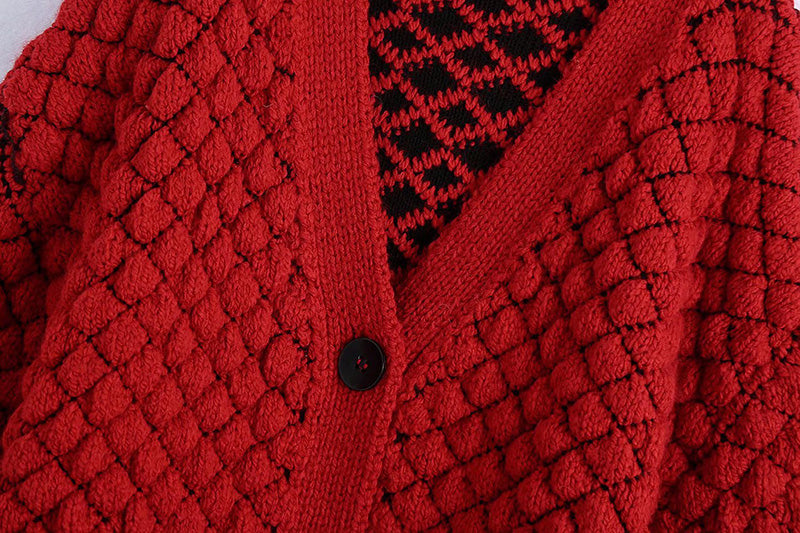 Vielseitiger Pullover mit V-Ausschnitt in Übergröße 7724