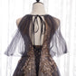 A line tulle sequins long prom dress evening dress  8294
