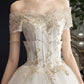White tulle lace long ball gown dress formal dress  10116